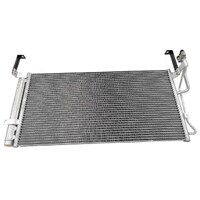 A/C Condenser With Bracket & Receiver Drier Fit For Hyundai Santa Fe SM G6EA G4JS 2000-2006