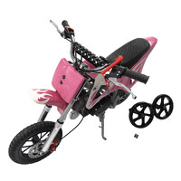 Upgrade Pink Mini Motor Kids Dirt Bike Pocket Motorcycle Monkey ATV Toys 49CC 2 Stroke With 2 Wheels