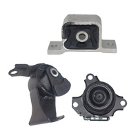 Left + Right + Front Engine Transmission Mount Kit Fit For Honda CRV 2.4L 2001-2007 Auto