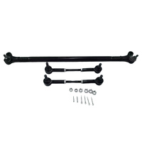 Front Steering Drag Link Tie Rod End + Sway Bar Link Fit For Nissan Navara D22 4WD 1997-2005