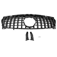 Black Bumper Grille Fit For Mercedes CLA-Class C117 X117 & AMG CLA45 2013-2019