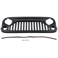 Black Front Grille Fit For Jeep Wrangler JK Unlimited 2007-2018