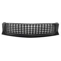 Matt Black Front Bumper Bar Grille Grill Fit For Mitsubishi Triton MQ UTE 2015-2018