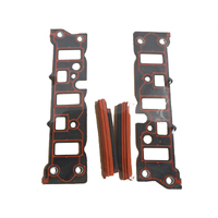 Inlet/Intake Manifold Gasket Set Fit Holden Commodore V6 3.8L VT VU VX VY 98-04 Red Rubber Seal