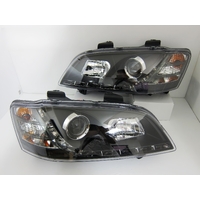 DRL LED Projector Head Light Fit For Holden Commodore VE HSV SV8 S1 2006-2010