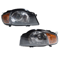 Pair Head Light Lamp Fit For Mitsubishi Triton Ute ML 2006-2009 GLS GLX-R VR