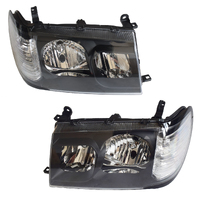 Pair Angel Eye HeadLights Projector Fit For Toyota Landcruiser 100 Series 01/1998-04/2005