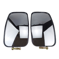 1 Pair Manual Side Wing Mirrors Fit For Isuzu KS-NPR Hino For Nissan Bus Truck