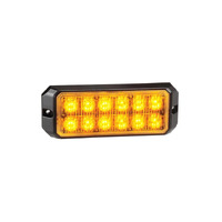 Narva Low Profile High Powered Led Warning Light Module (Amber) - 12 x 1 Watt LEDs