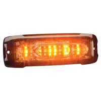 Narva High Powered Low Profile LED Warning Light (Amber) - 6 x 1 Watt LEDs