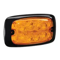 Narva 12/24V 8 LED Warning Light (Amber) With 16 Flash Patterns