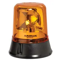 Narva Rotating Beacon (Amber) Flange Base 12/24 Volt