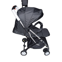 Black Baby Stroller Foldable Carriage Infant Travel Pram Kids Toddler Pushchair