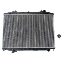 Aluminum Core Plastic Tank Radiator With Cap Fit For Nissan Navara D22 2.5L YD25 Turbo Diesel Manual 12/2007-ON