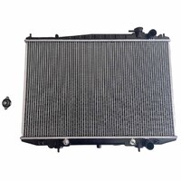 Aluminum Core Plastic Tank Radiator With Cap Fit For Nissan Navara D22 Pick Up 1997-2006