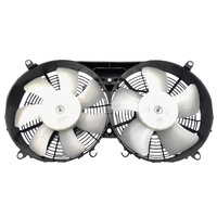 Dual Radiator Cooling Fans Fit For Toyota Hiace TRH KDH 2005-2019