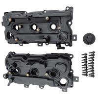 2 Pcs Valve Covers Set Fit For Nissan Altima Pathfinder R52 For Infiniti JX35 QX60 3.5L V6 2007-2014