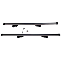 2 x Aluminum Cross Bars With Raised Roof Rail Fit For Toyota RAV4 2000-2005/2013-2019