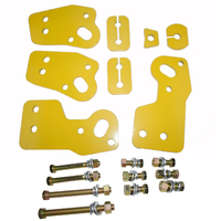 Front Rated Recovery Tow Points Kit Fit For Mitsubishi Triton MQ MR 2015-2021 WLL 5000KG