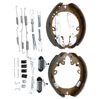 Rear Brake Shoes + Wheel Cylinders Adjuster Kit Fit For Toyota Hilux GUN126R KUN26 2015-2019