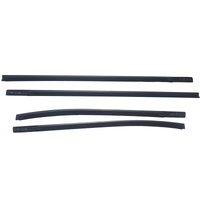 4 x Outer Door Window Rubber Seal Trim Fit For Ford Ranger PX XL 2012-2020