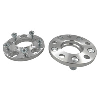 2 x 15mm Aluminium Wheel Spacer Adaptor Silver CB: 69.5-70.6mm Fit For Holden HQ WB 